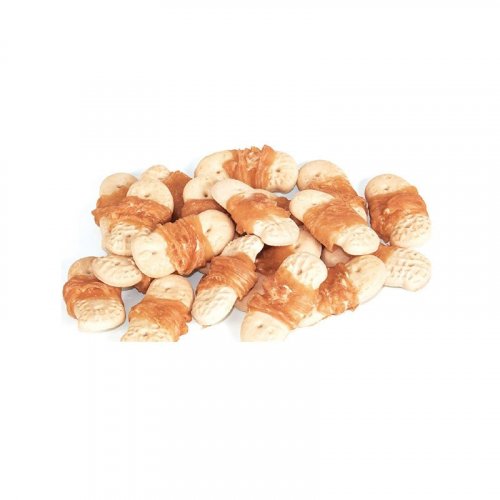 Chicken Wrapped Peanut Shape Biscuit