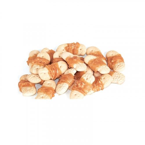 Chicken Wrapped Peanut Shape Biscuit